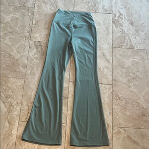 Stylish Teal Flared Pants
